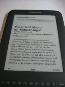 New York Times on Kindle