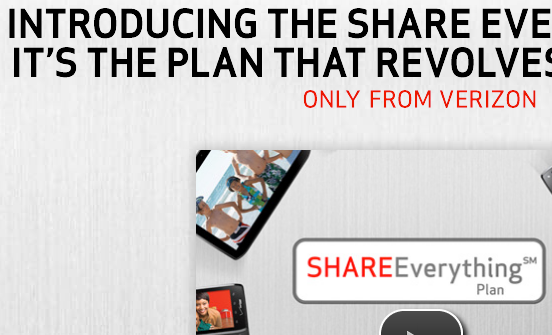 Verizon Share Everything Plan